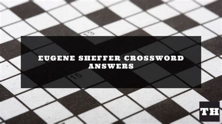 3 letters Drunkard Eugene Sheffer Crossword Clue Answer