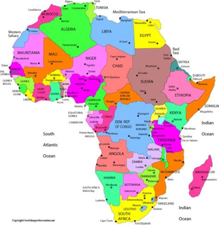A Comprehensive Guide To African Nations And Their Capital Cities