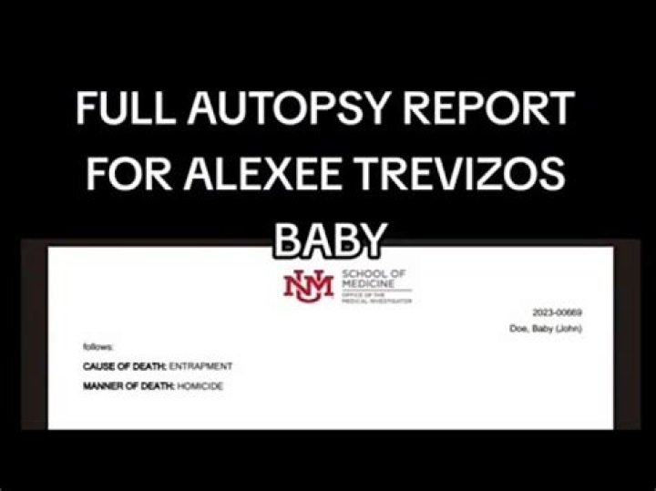 Horrifying: Alexee Trevizo Baby Autopsy Photo Revealed