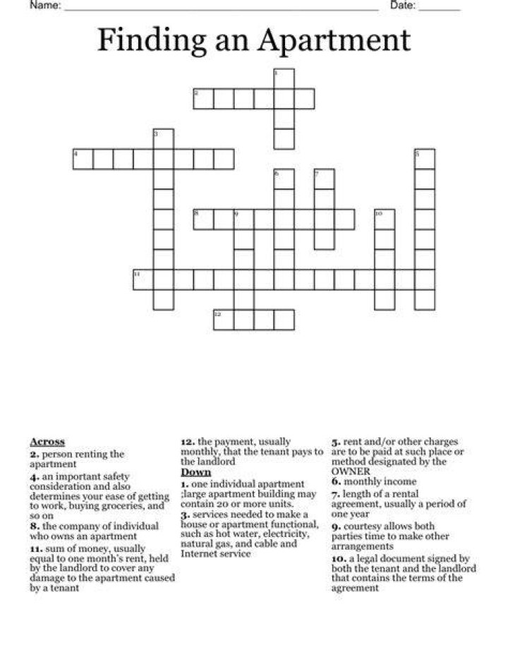 Apartment to a Brit Crossword Clue Daily Themed Crossword - News
