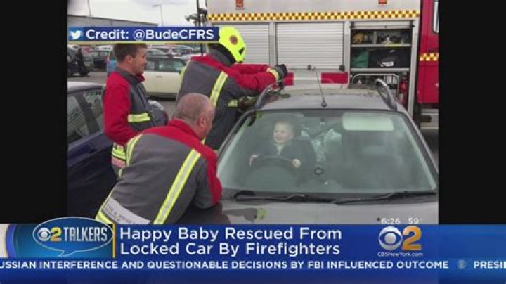 Baby Rescued From Locked Car