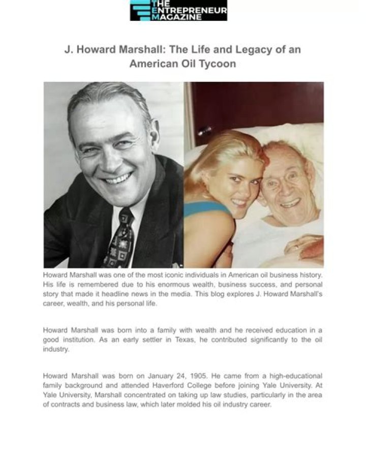 Bettye Bohannon: Facts about J. Howard Marshall's wife