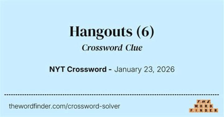 Common city street hangouts NYT Crossword Clue Answer