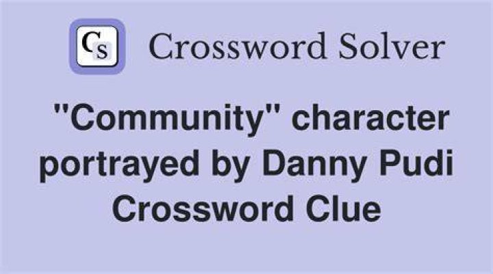 Community character portrayed by Danny Pudi Crossword Clue Universal Answer