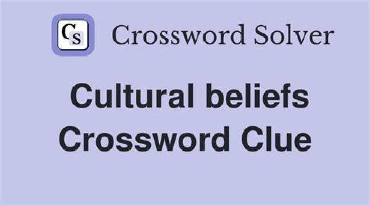 Cultural, in combinations Crossword Clue Thomas Joseph - News
