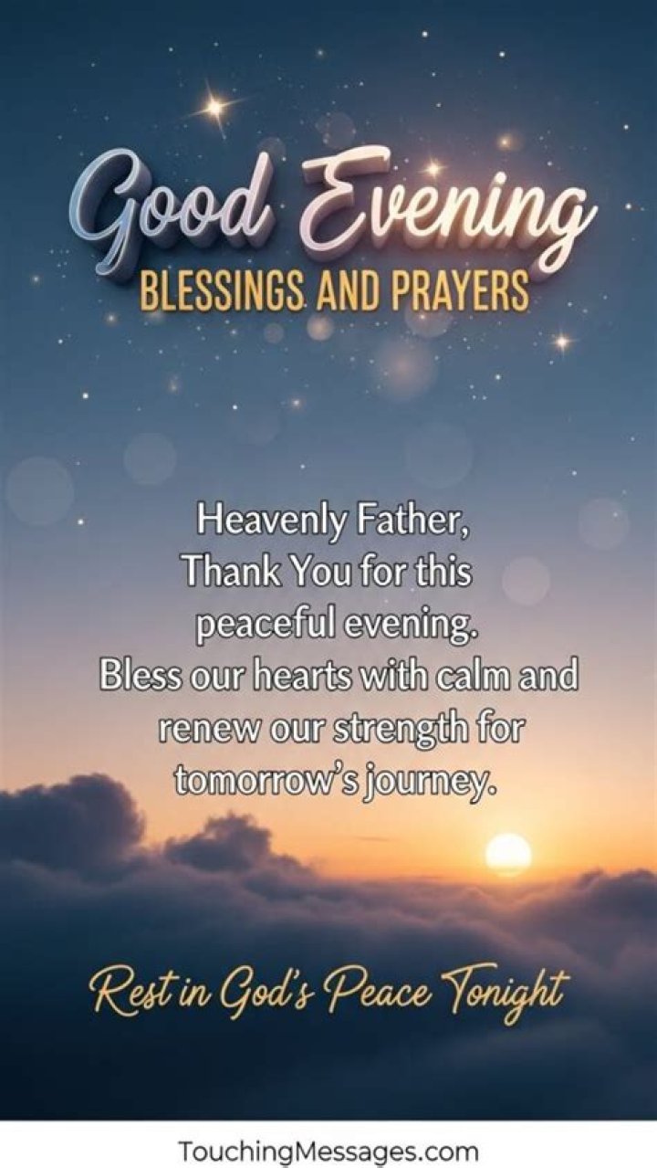 Discover The Transformative Power Of Good Evening Blessings And Prayers
