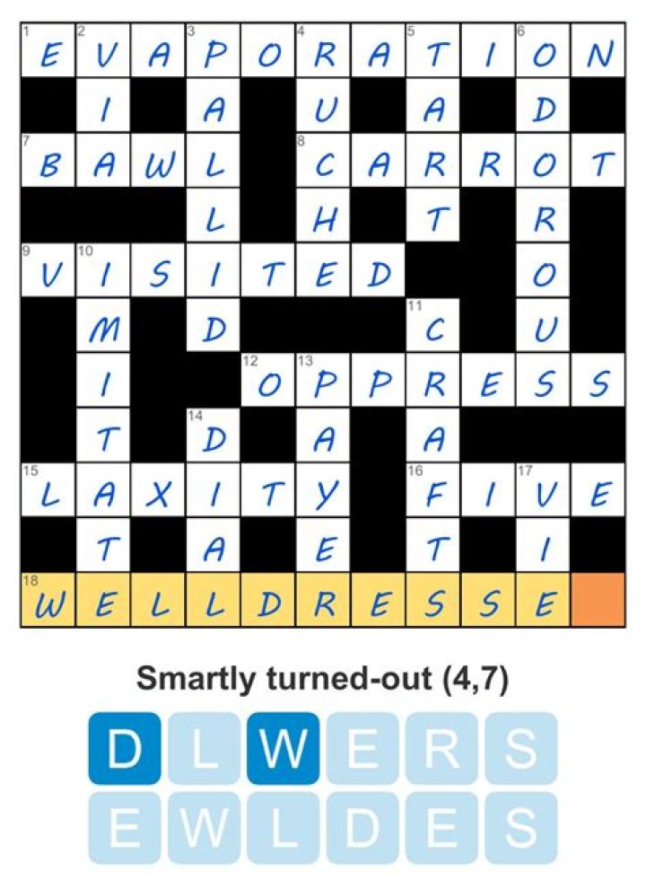 Drying up, desiccation Crossword Clue 11 letters Puzzle Page answers