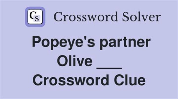 Eugene Sheffer Popeye's Olive Crossword Clue 3 letters Puzzle Answers