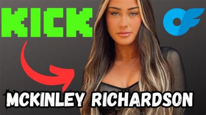 FINALLY FOUND! McKinley Richardson's Private OnlyFans Leaks