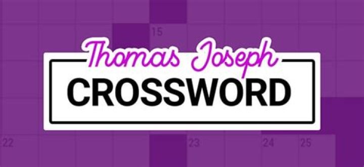 Fresh face, say Thomas Joseph 6 letters Crossword Puzzle Clue