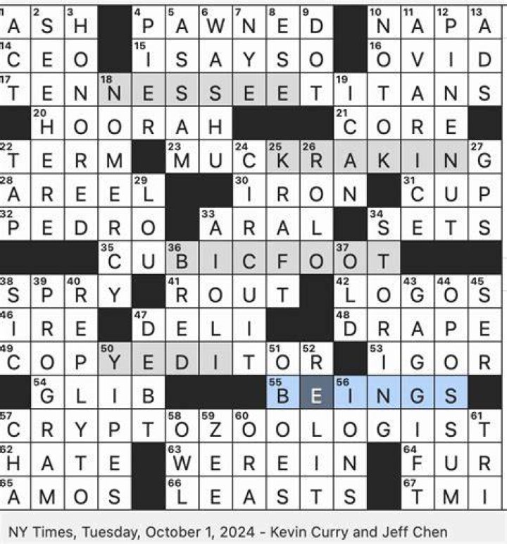 Friend of Tarzan NYT Crossword Clue Answer 3 letters - News