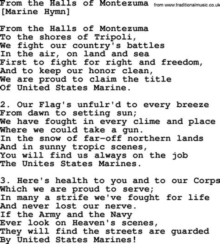 Patriotic Pride: From The Halls Of Montezuma To Victory's Embrace