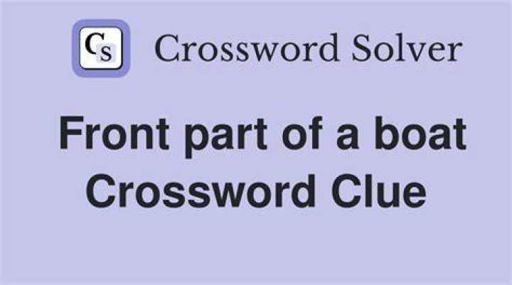 Front part (boat) Crossword Clue 4 letters Puzzle Page answers - News