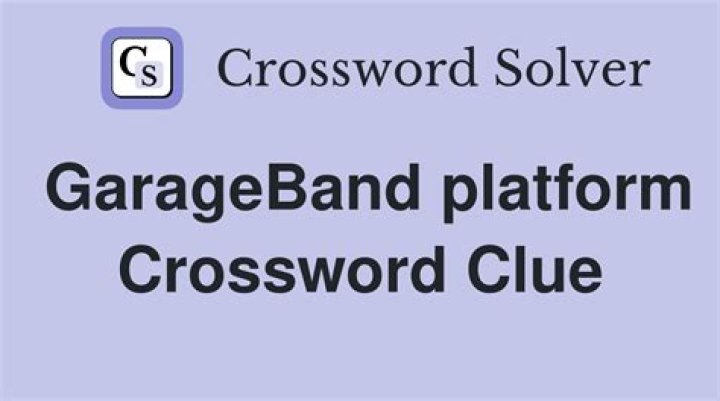 GarageBand device Crossword Clue LA Times