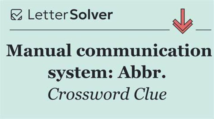 Gestures-based speech system: Abbr. Crossword Clue Daily Themed Crossword - News