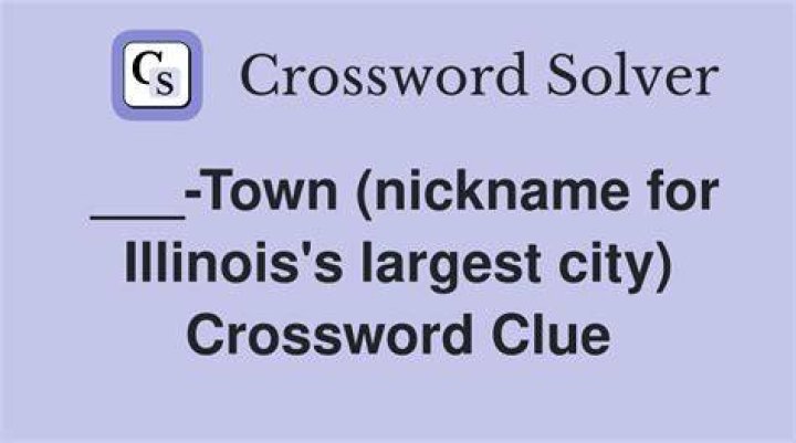 Illinois nickname Crossword Clue LA Times