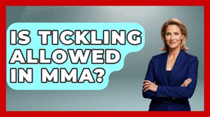 Is tickling allowed in UFC?
