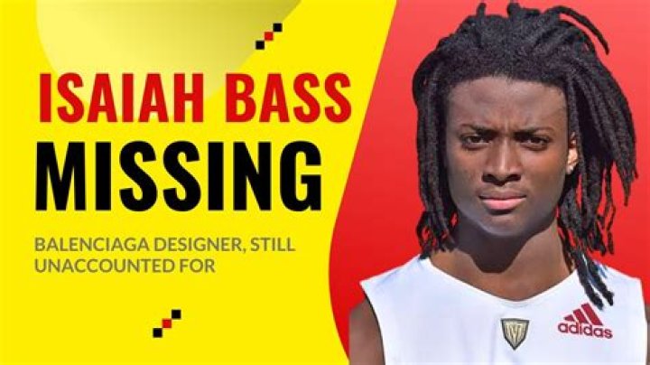 Where Is Isaiah Bass? Family Desperate For Missing 24-Year-Old