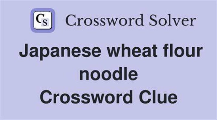 LA Times Japanese noodle Crossword Clue Answers with 4 letters