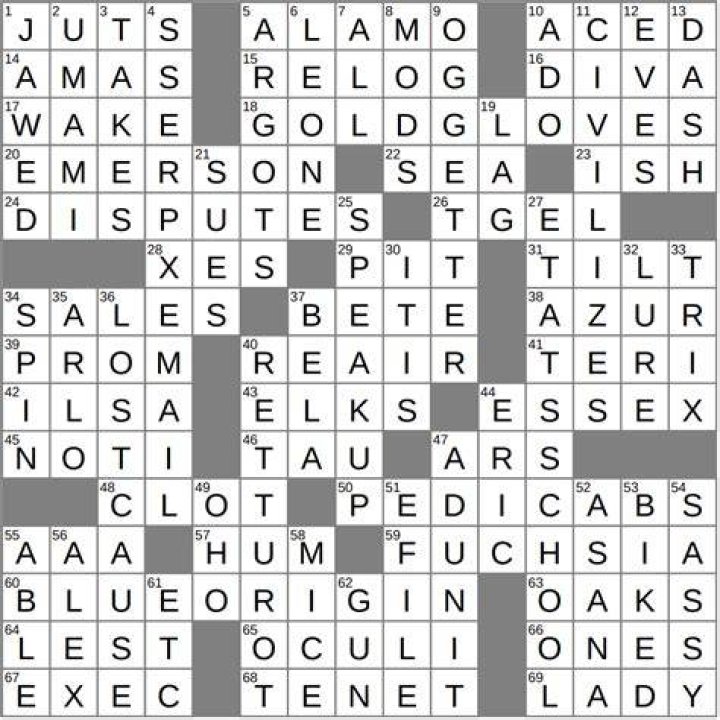 LA Times Twists as data Crossword Clue