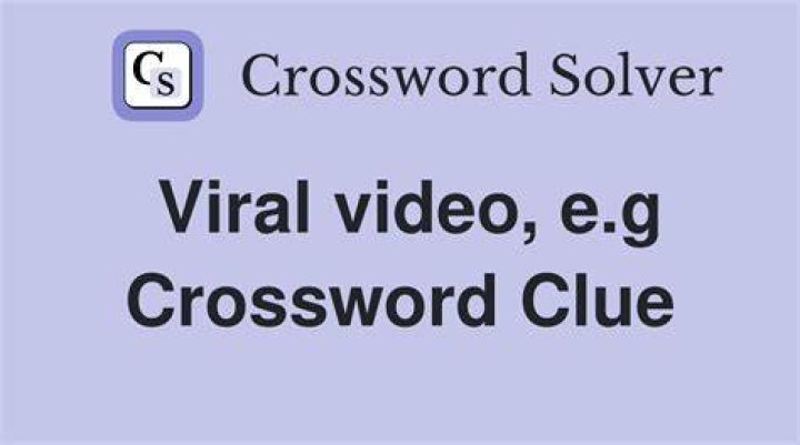 LA Times Viral GIF e.g. Crossword Clue