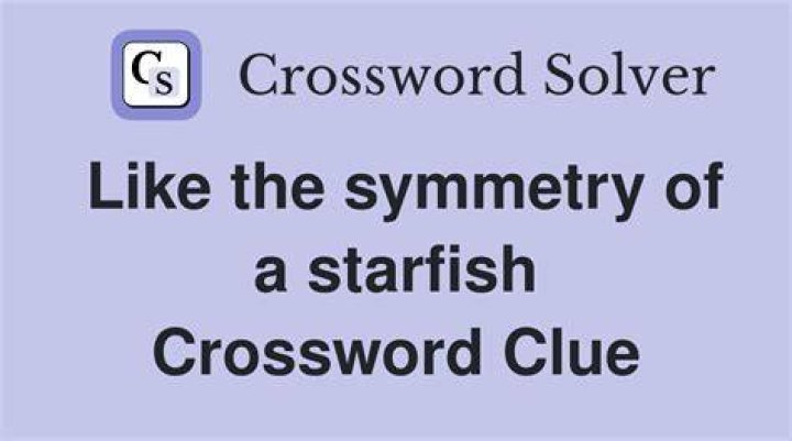 Like some symmetry Crossword Clue Universal Answer - News