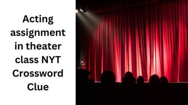 Line at a theater, maybe Crossword Clue NYT