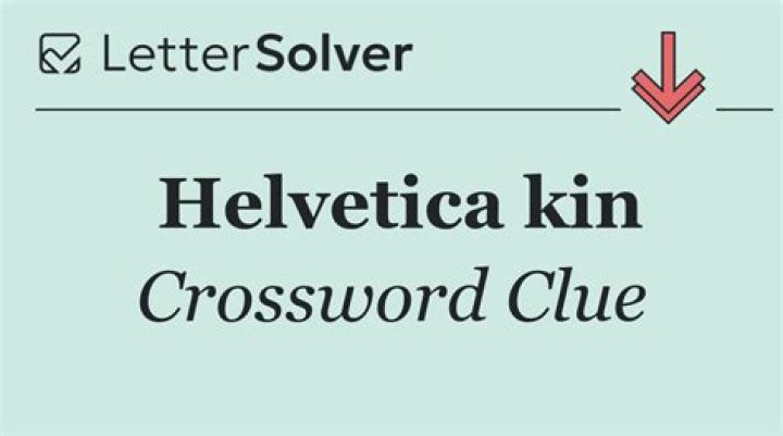 Newsday Helvetica relative Crossword Clue Answers with 5 letters - News