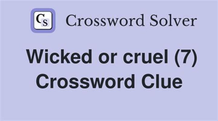 Newsday Wicked artist? Crossword Clue Answers with 10 letters
