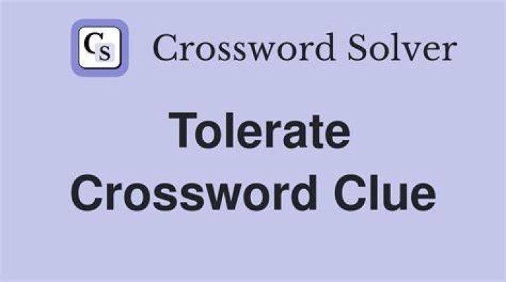 Not too bad to tolerate Crossword Clue Thomas Joseph 1 Answer with 8 letters