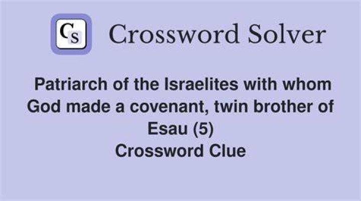 Patriarch who walked with God Crossword Clue LA Times