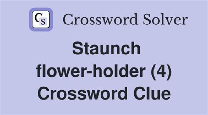 Purple orchid holder, at home Crossword Clue Daily Themed 4 letters Answer