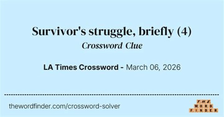 Struggle (over) LA Times Crossword Clue