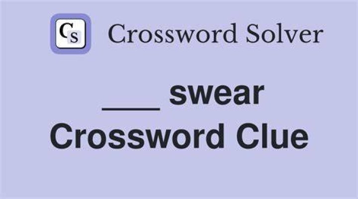 Swear Crossword Clue 5 letters Answer