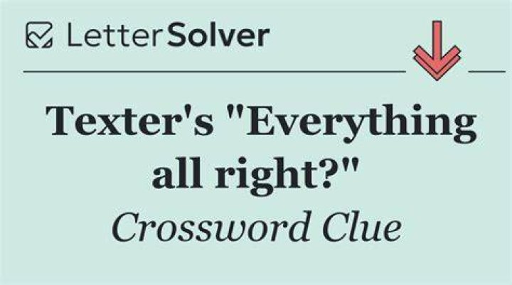 Texter's "Conversely ..." Crossword Clue Universal Answer