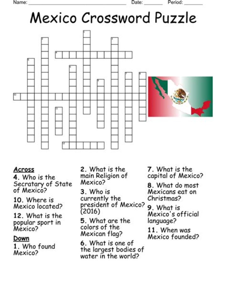That in Mexico Crossword Clue Daily Themed Crossword - News