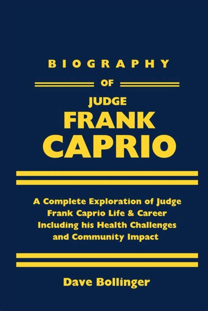 The Early Life And Career Of Frank Caprio: A Remarkable Journey