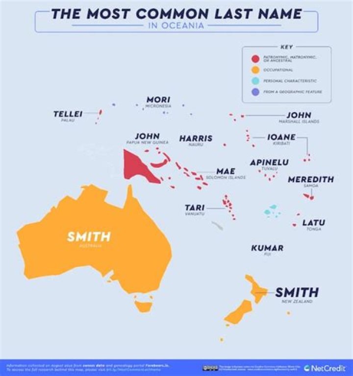 The most common last name in New Zealand revealed