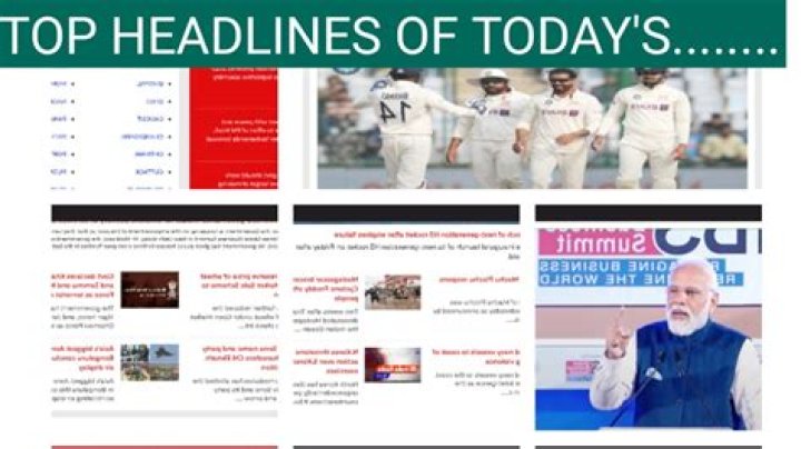 Today's Latest Headlines And Exclusive News