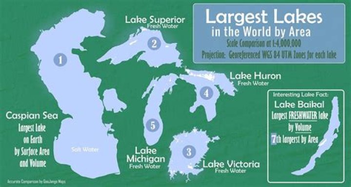 Top 5 Biggest Lakes In The World ·