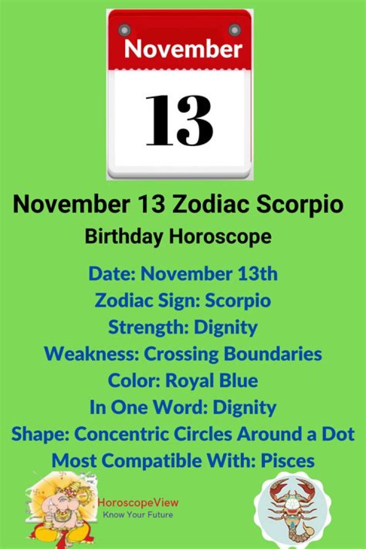 Uncover The Mysteries: Zodiac Sign For November 13th