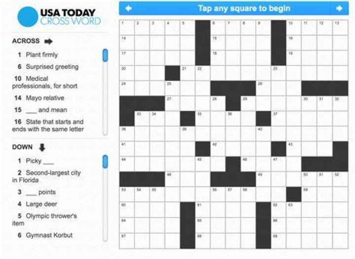 USA Today Automated account Crossword Clue 3 letters Puzzle Answers - News