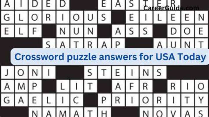 USA Today Foreboding signs Crossword Puzzle clues and Answers