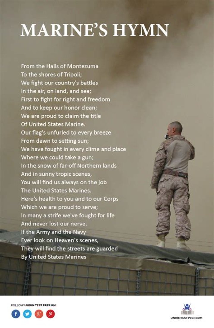 Discover The Inspiring Words Of The Marine Corps Hymn